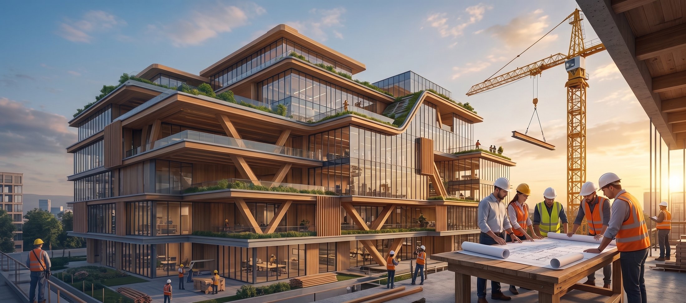 An Edge building under construction