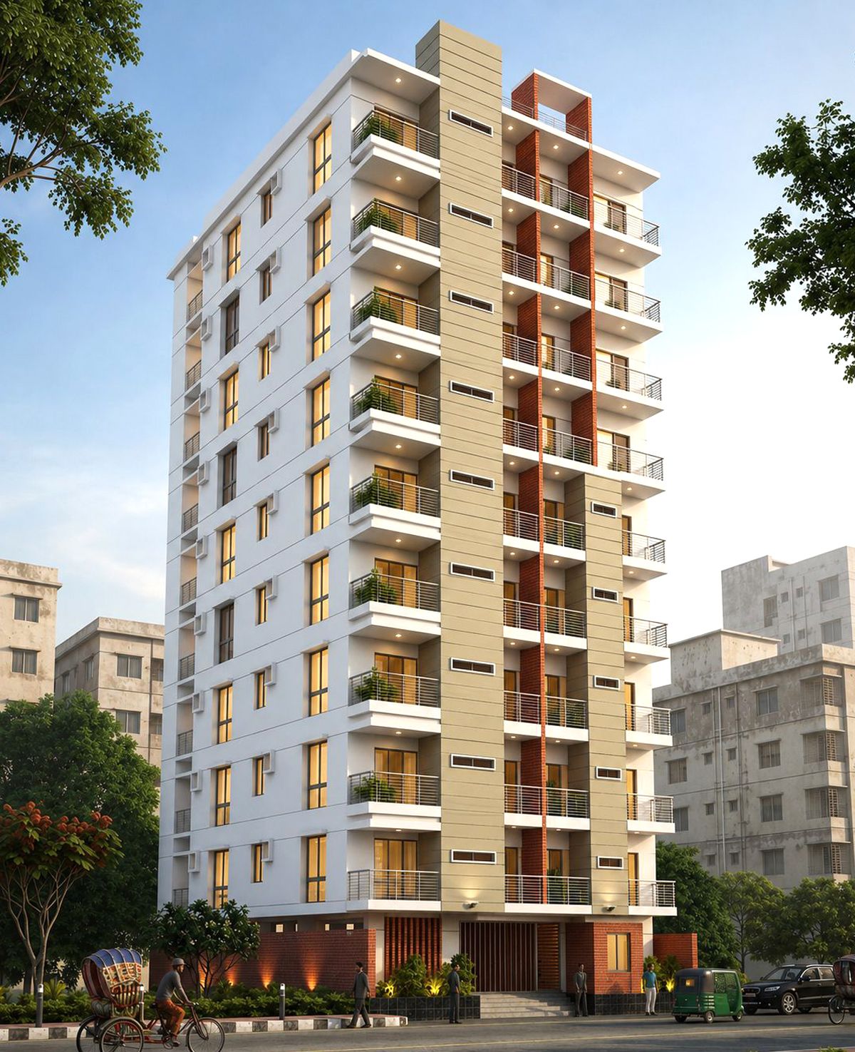 Dream Land — apartment project in Dhaka Cantonment, Dhaka by Edge Construction & Consultancy