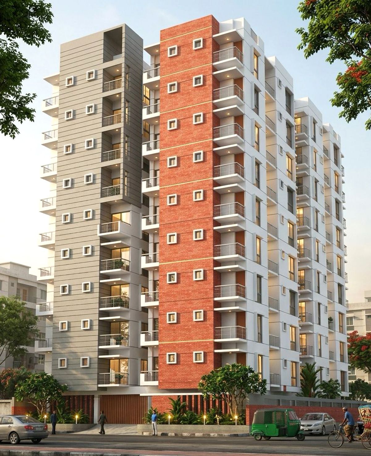Dakhina Nibash — apartment project in Uttara, Dhaka by Edge Construction & Consultancy